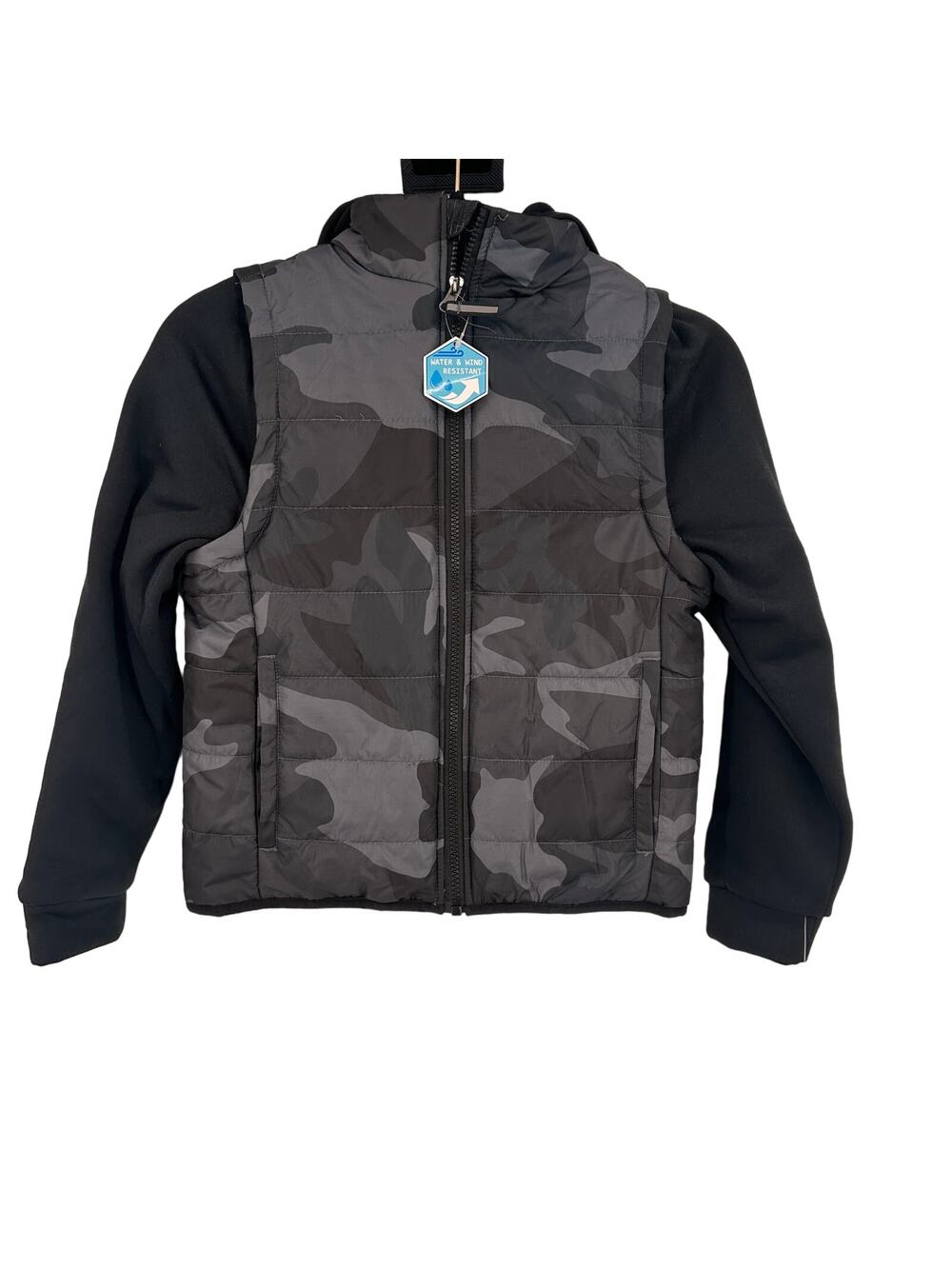 Swiss Alps Camo Camouflage Mixed Media Jacket NWT Size Small / 8